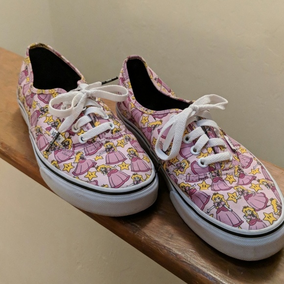 vans peach nintendo